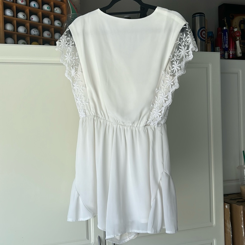 White romper CA boutique